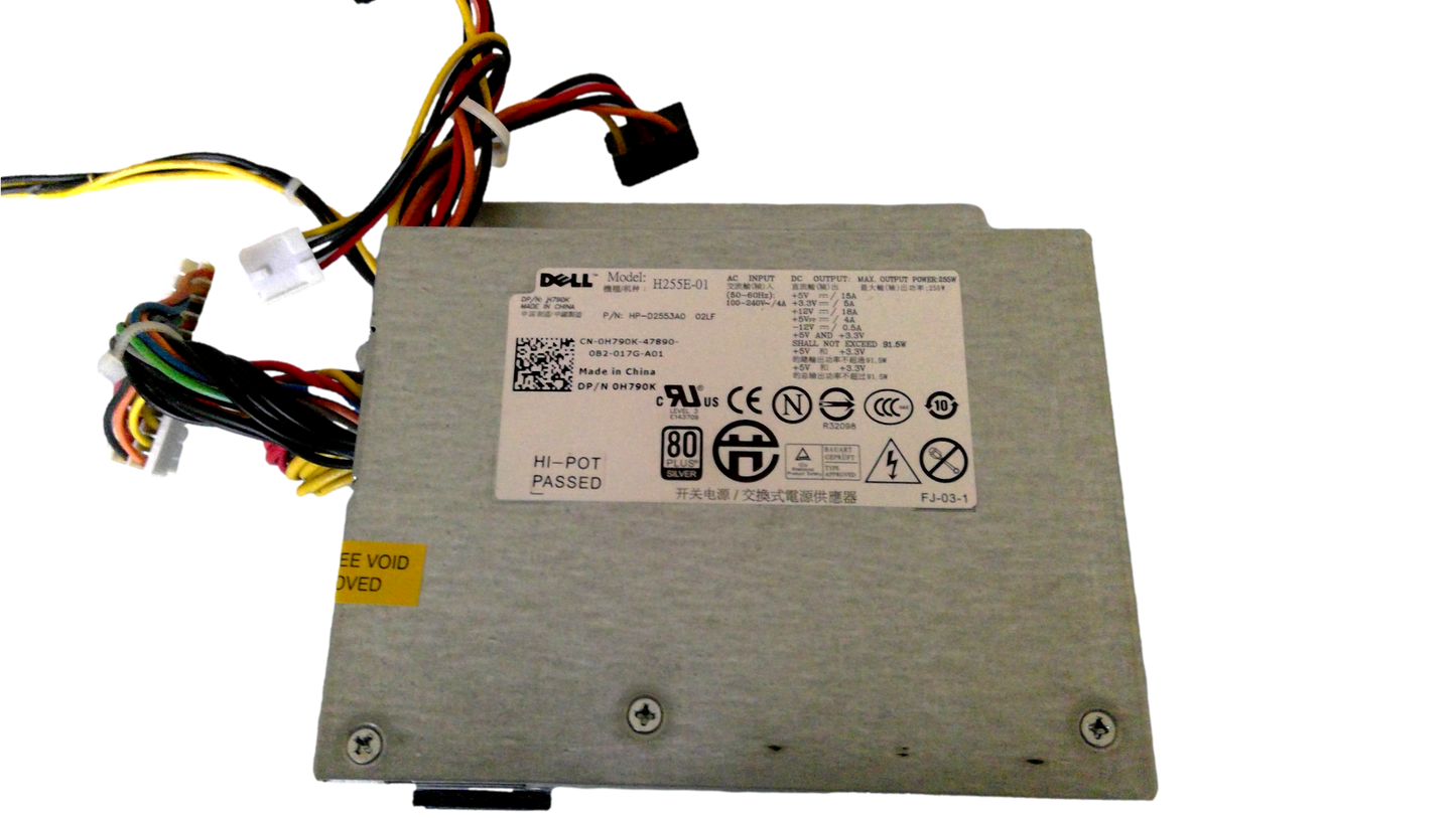 Dell H255E-01 Computer Power Supply 255W 0H790K H790K