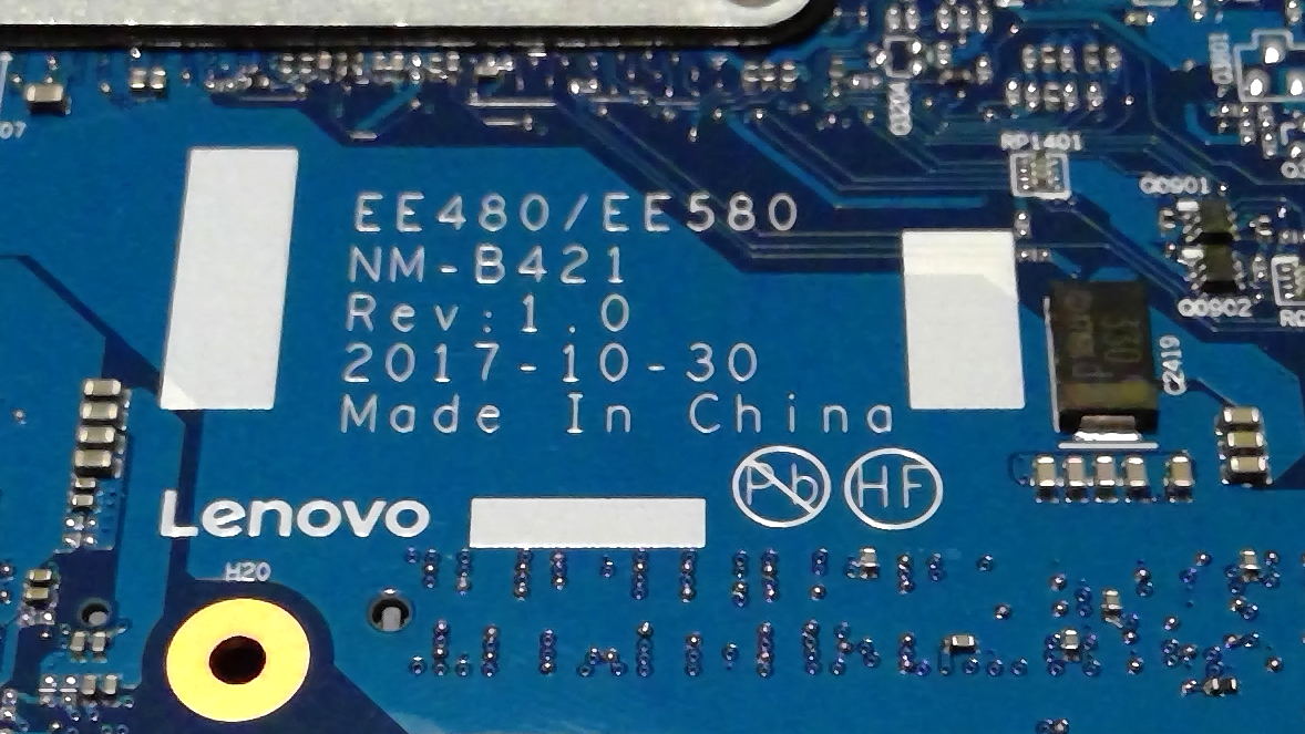 For Lenovo ThinkPad E480 E580 Laptop Motherboard NM-B421 EE480 EE580 I5-8250U 2G