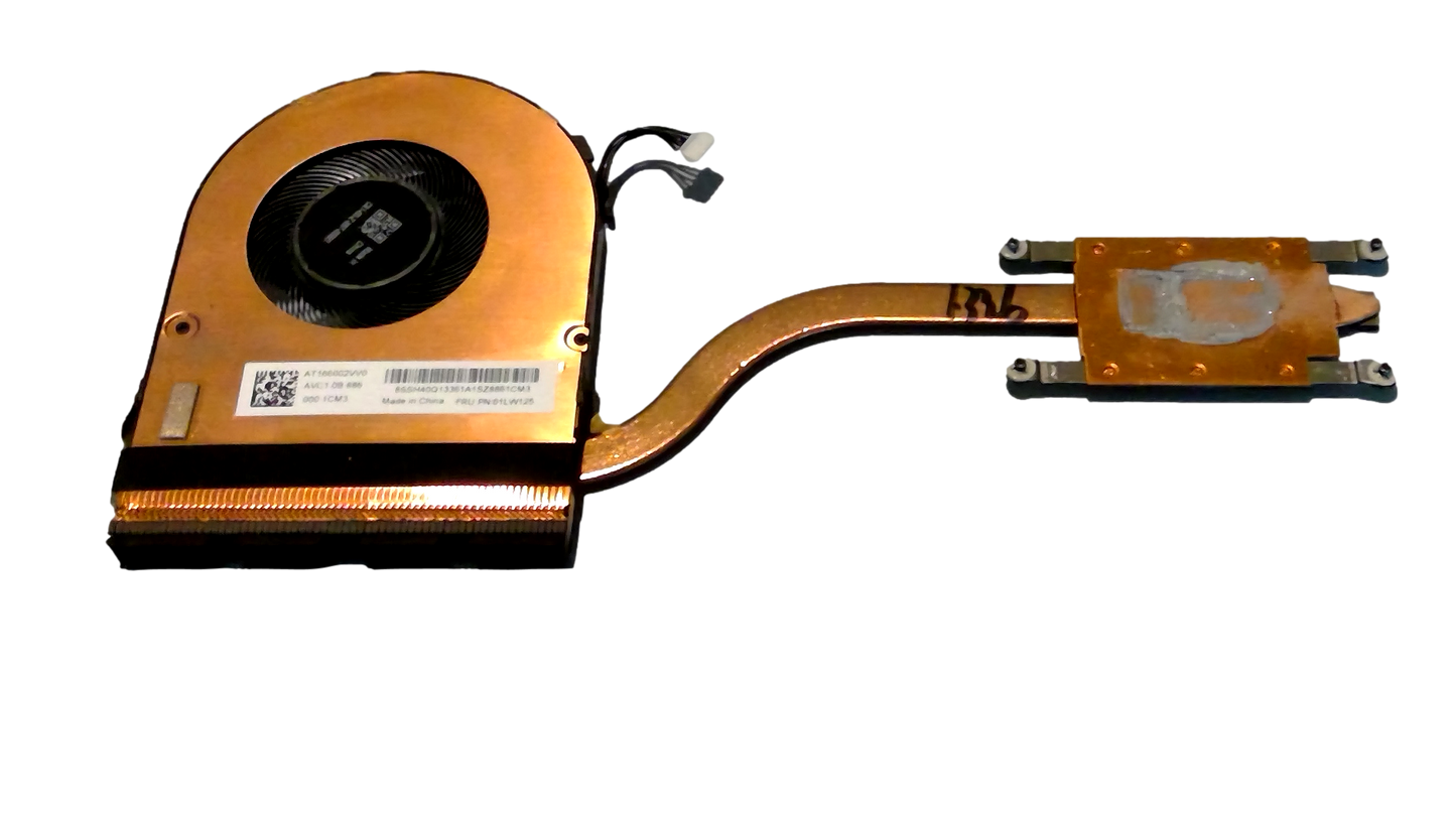 Lenovo 01LW125 5-Pin Copper CPU Fan with Heatsink For ThinkPad E480