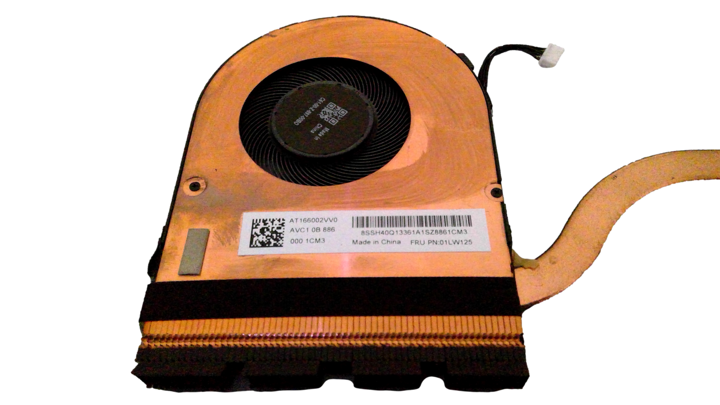 Lenovo 01LW125 5-Pin Copper CPU Fan with Heatsink For ThinkPad E480