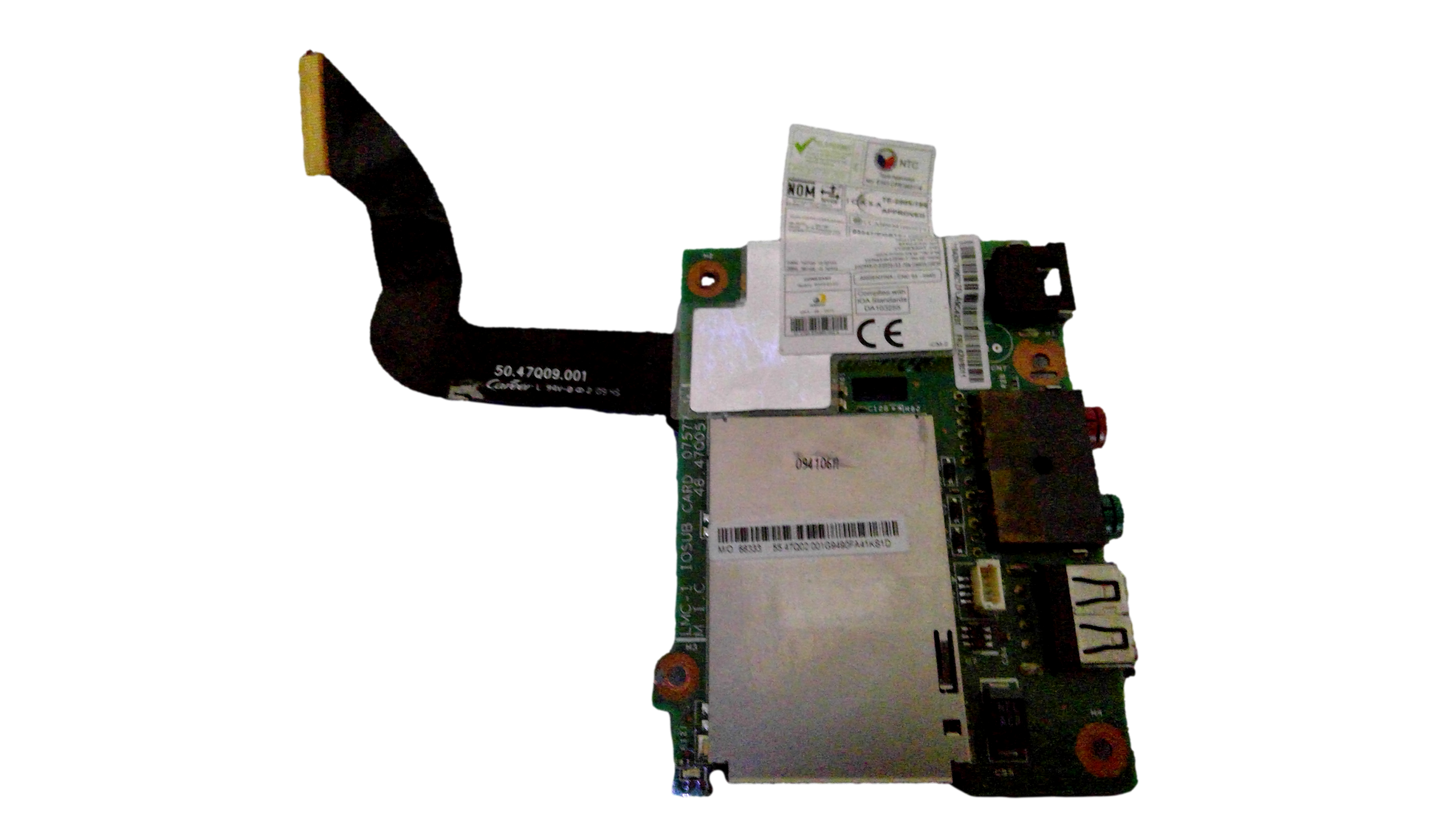 Usb Board Module Connector + Ethernet Board + Audio Lenovo Thinkpad X200