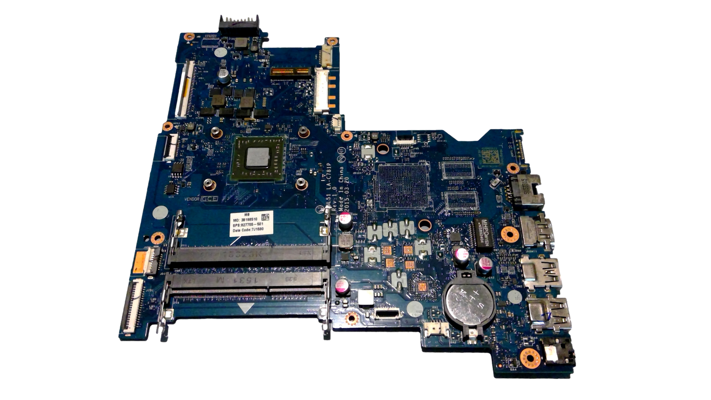 ORIGINAL HP 15-AF123CL LAPTOP AMD A8-7410 2.2GHz MOTHERBOARD LA-C781P 813970-601