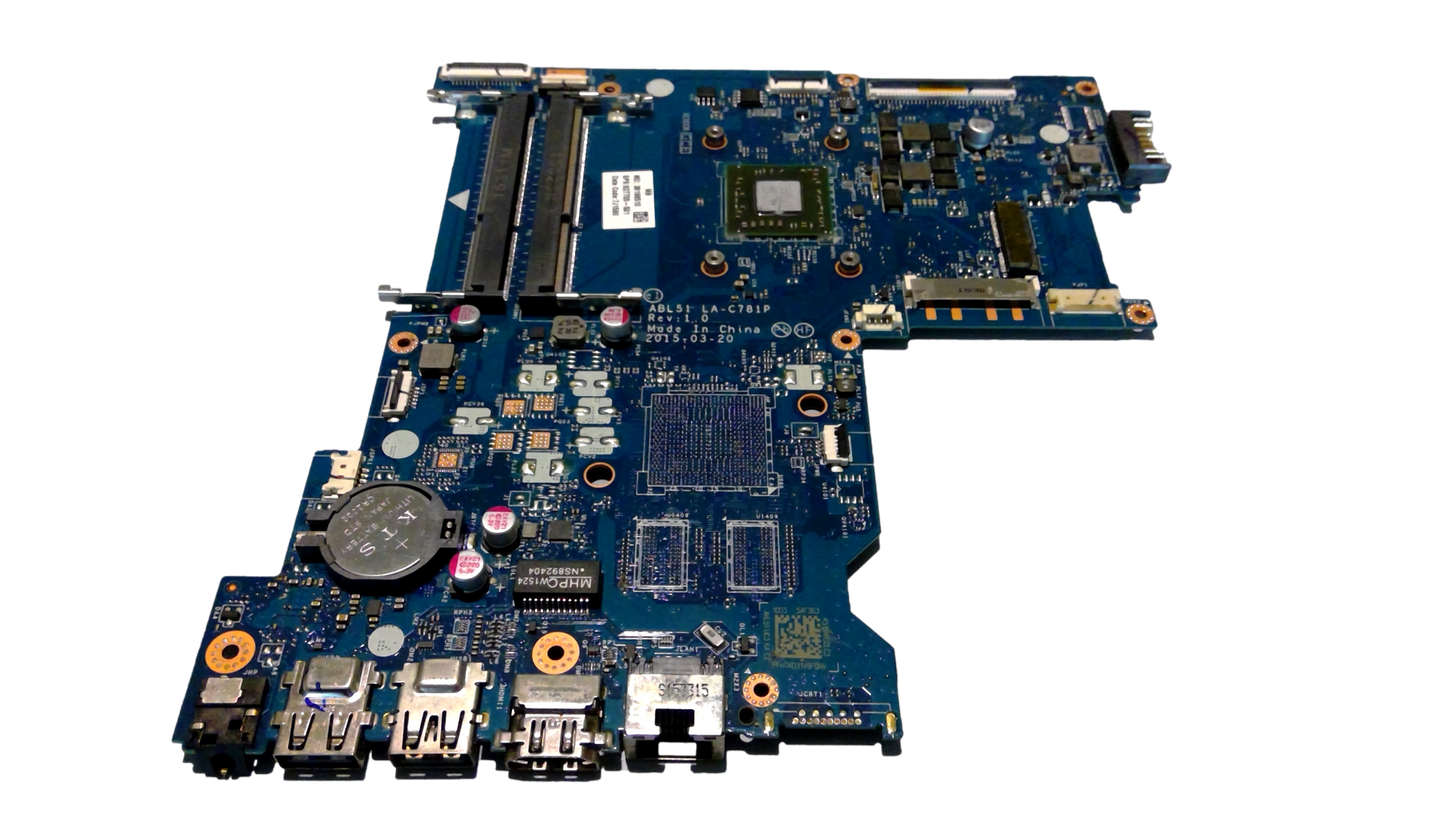 ORIGINAL HP 15-AF123CL LAPTOP AMD A8-7410 2.2GHz MOTHERBOARD LA-C781P 813970-601