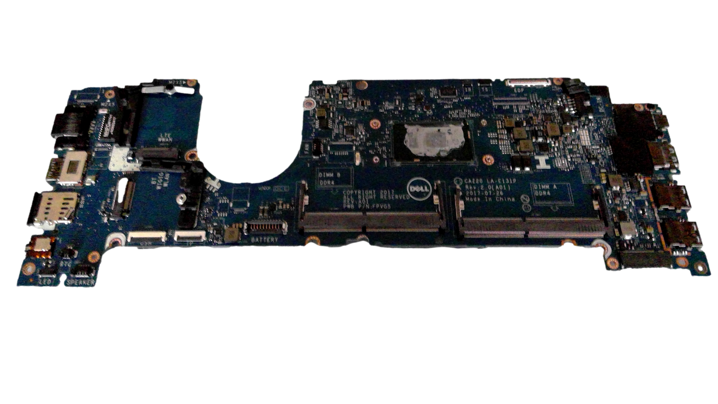 Dell Latitude 14" 7480 Genuine Intel i7-6600U 2.6GHz Motherboard FPVG5 LA-E131P