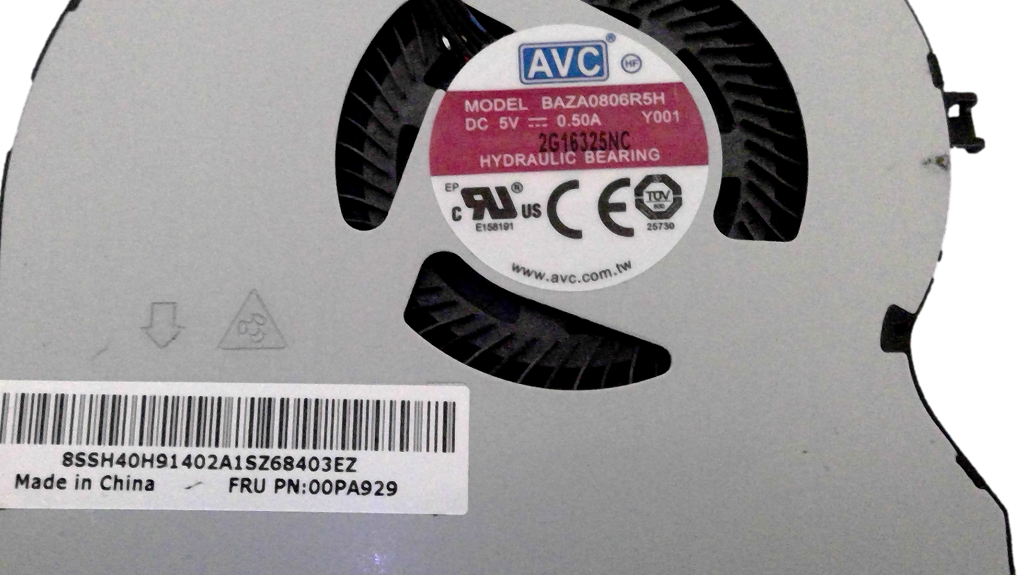 Lenovo ThinkPad Yoga 14 CPU Heat Sink and Cooling Fan 00PA929