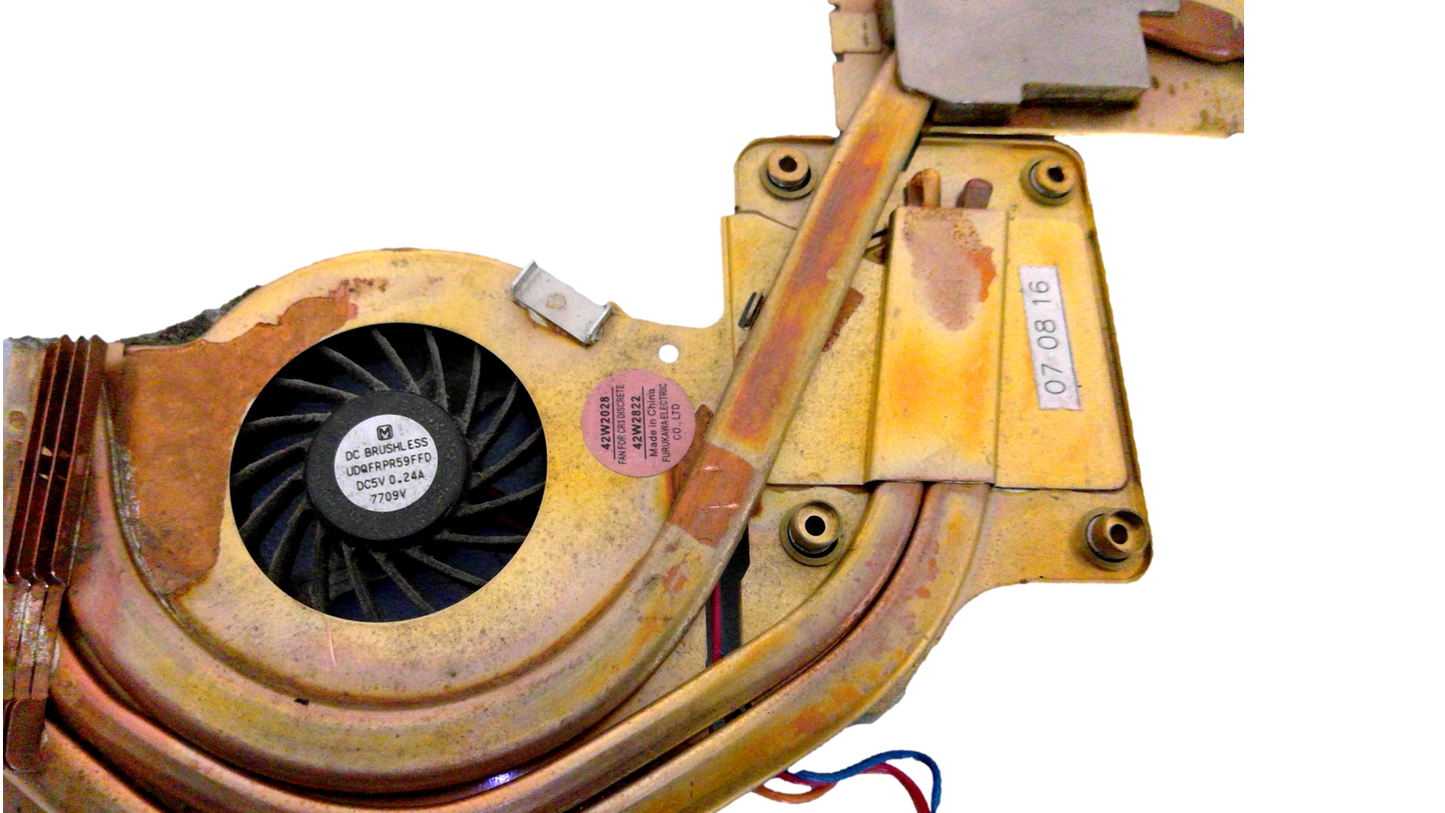 Original for IBM Lenovo ThinkPad T61 T61P cpu fan heatsink P/N 42W2029 42W2028