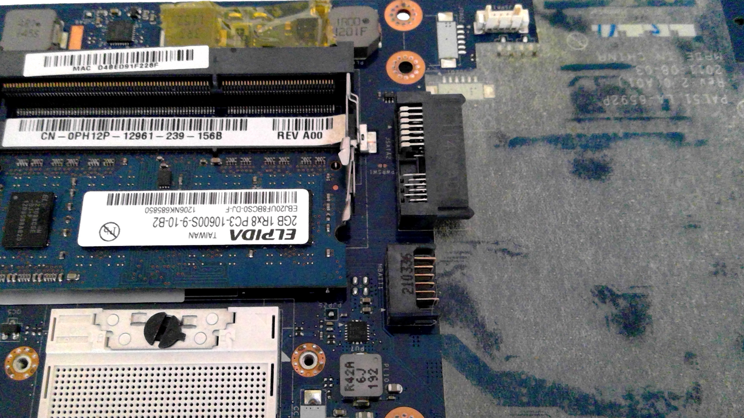 Dell OEM Latitude E6420 Laptop Motherboard System Mainboard Motherboard PH12P