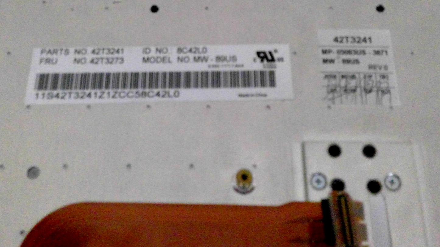 Original IBM Keyboard T61 R61 R61i 42T3273 42T3241 MW-89US