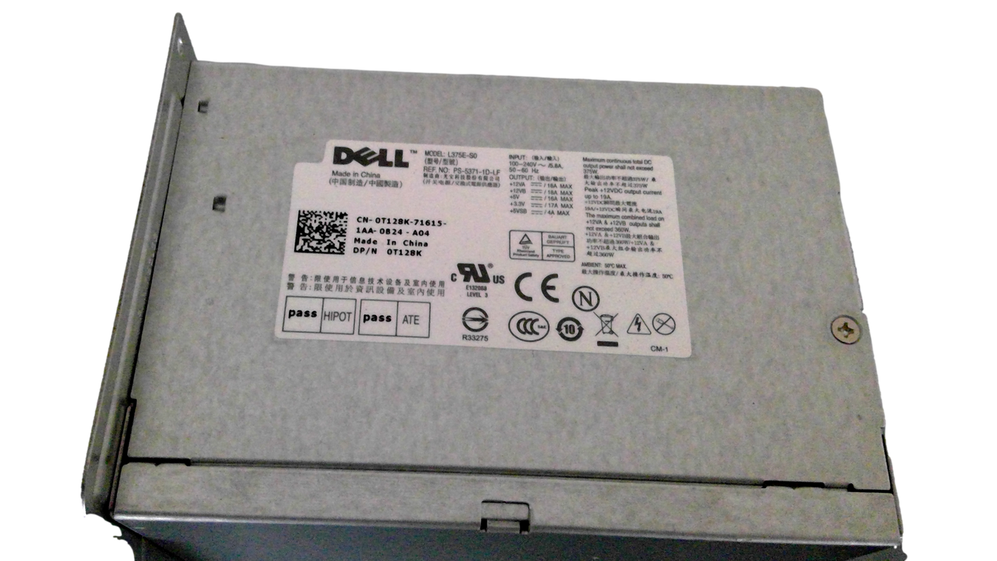 Dell PowerEdge T310 Power Supply 375W N375E-01 T122K 0T122K T128K 0T128K