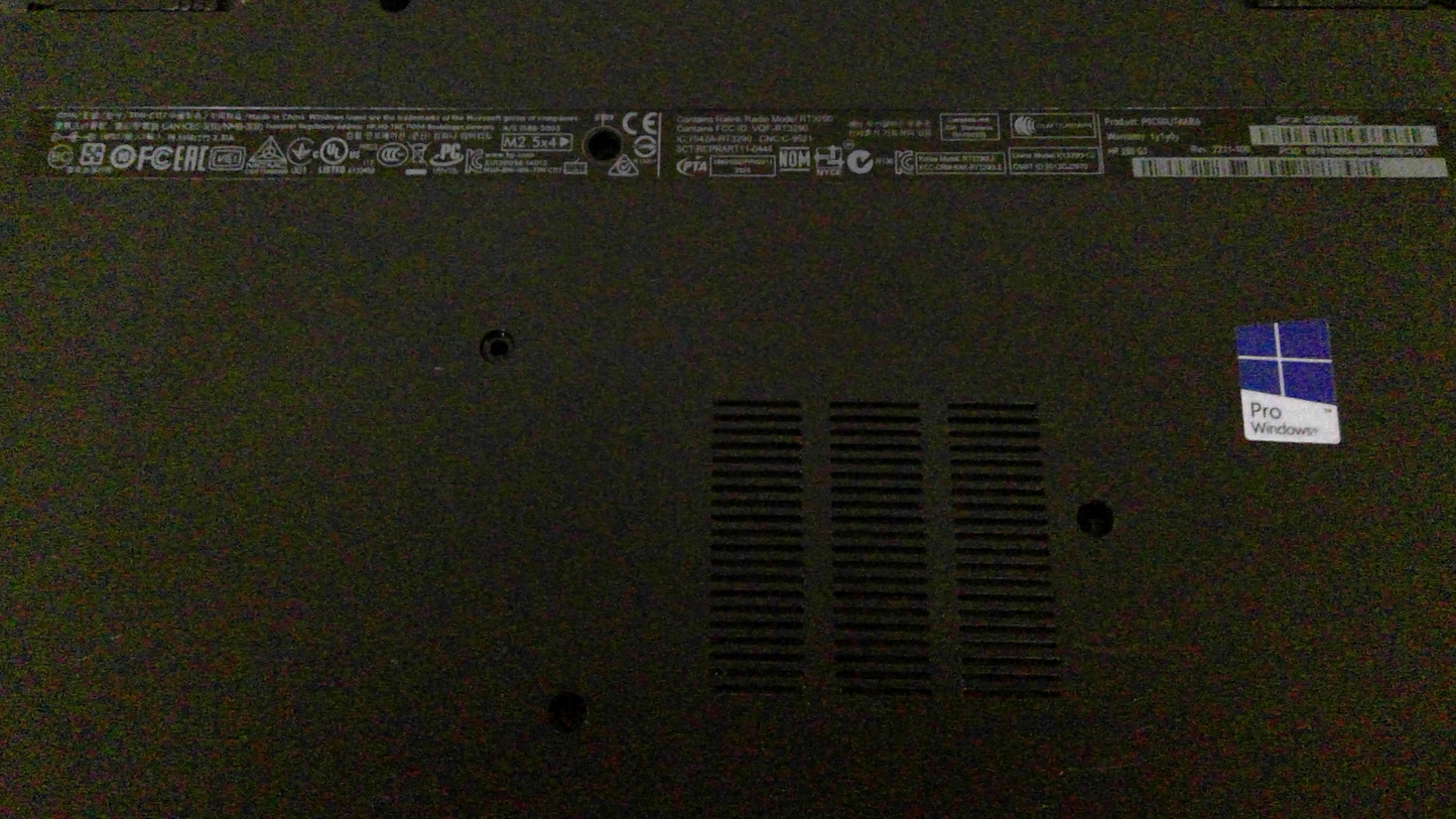 HP 250 G3 HP 255 G3 15-R000 15-G000 Bottom Base SPS-754213-001