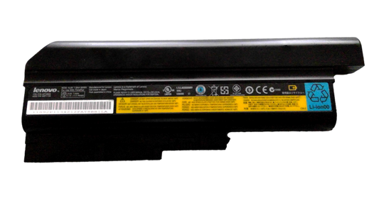 Lenovo 42T4620 OEM Battery Pack, 10.8V, 7.8AH, 85 WH, Lithium-Ion E200568