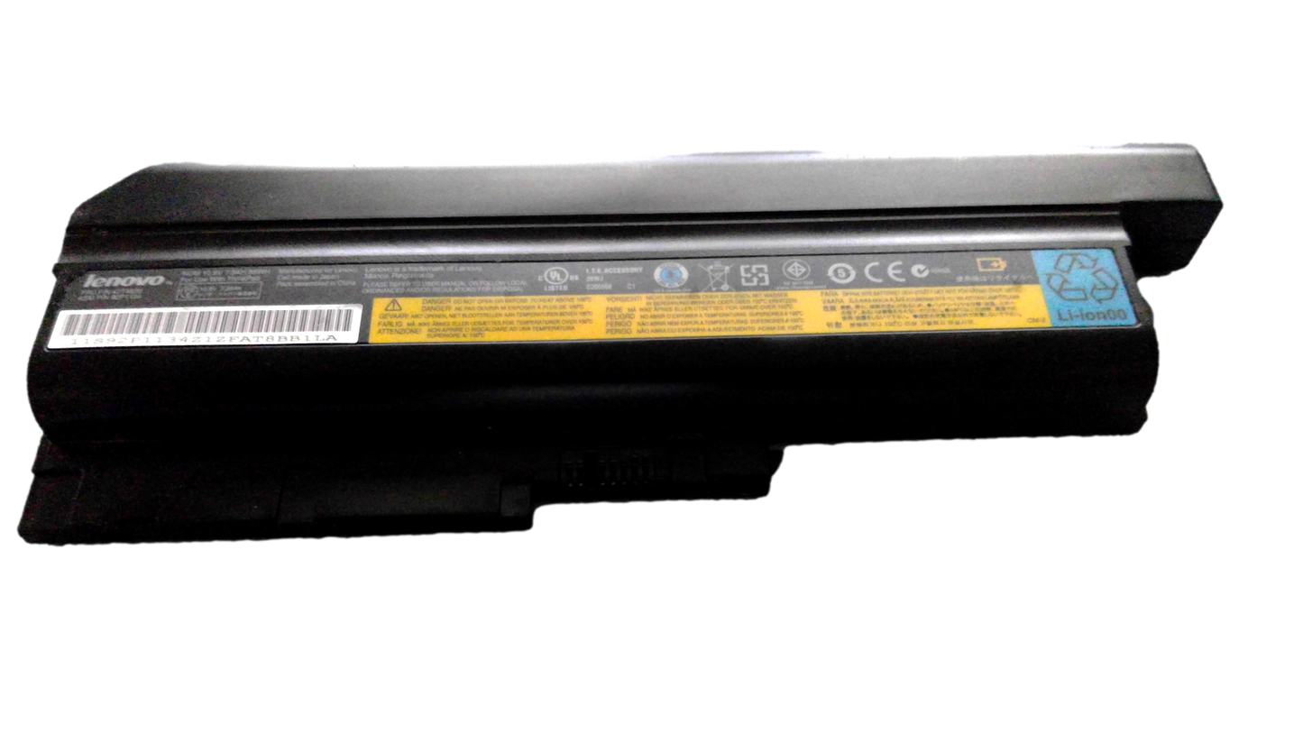 Lenovo 42T4620 OEM Battery Pack, 10.8V, 7.8AH, 85 WH, Lithium-Ion E200568