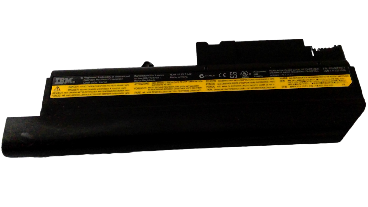 IBM LENOVO 92P1077 10.6V 7.2AH E200833 Battery