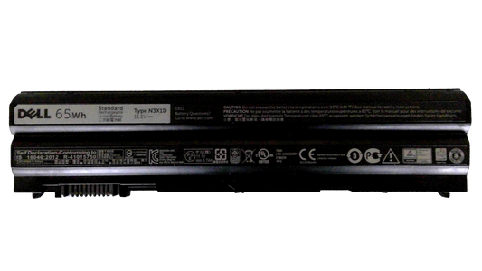 65Wh 11.1V N3X1D Battery for Dell Latitude E6540 6540 E6440 6440 E5530 E5430 E6520