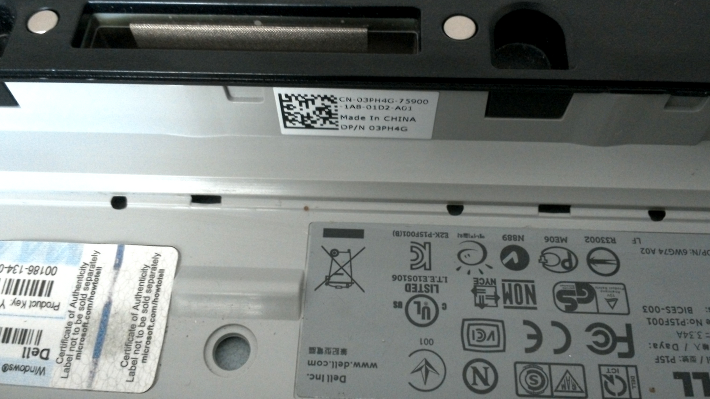 Dell Latitude E5520 Laptop Bottom Base Chassis Assembly 3PH4G 03PH4G