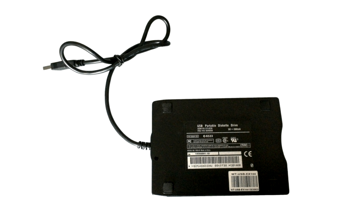 Generic- USB Portable Diskette Drive 05K9283 19308801-19 27L4226