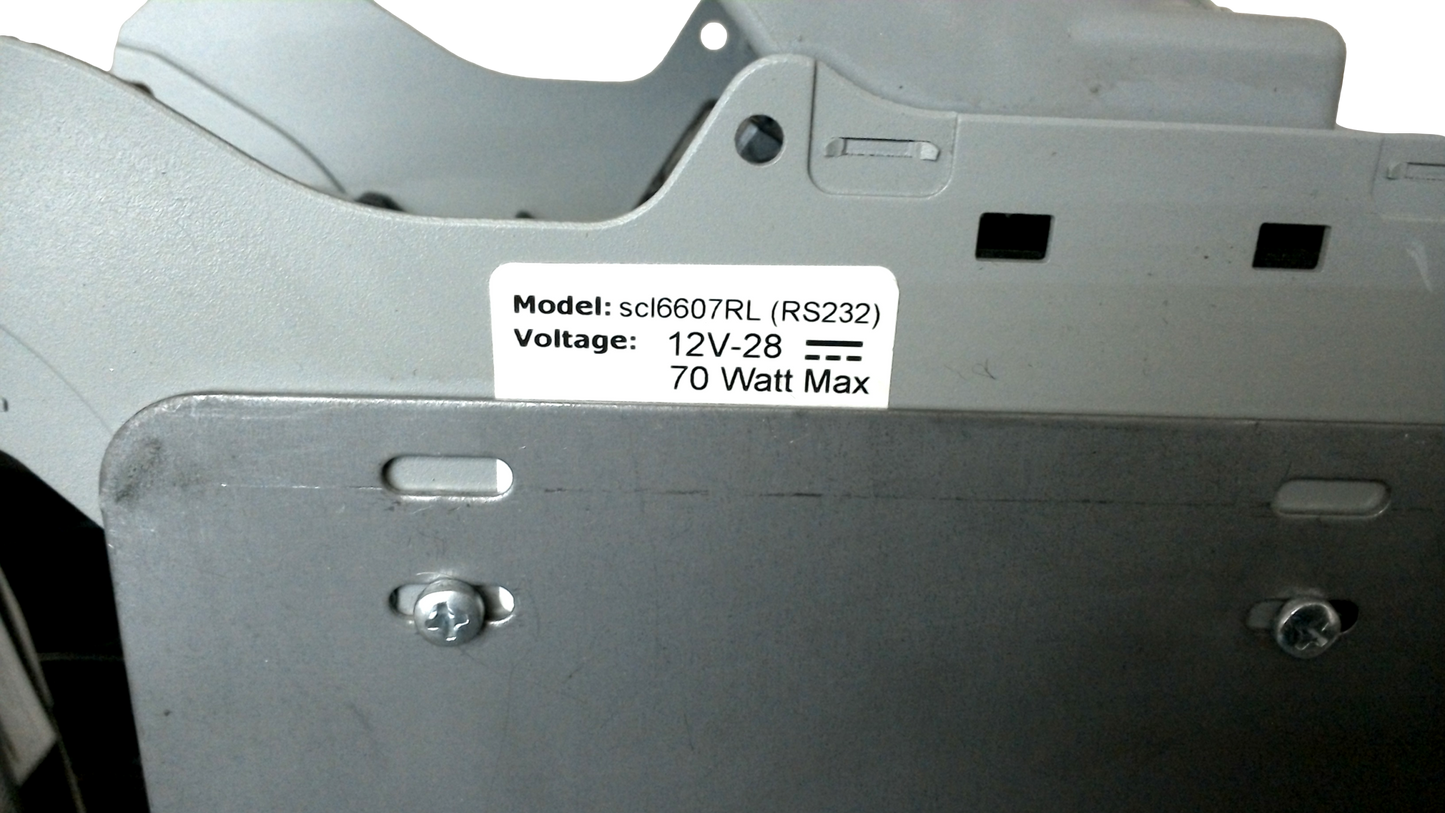 NCR MEI scI6607RL (RS232) 12V-28 70 WATT MAX CASH FLOW Us Currency