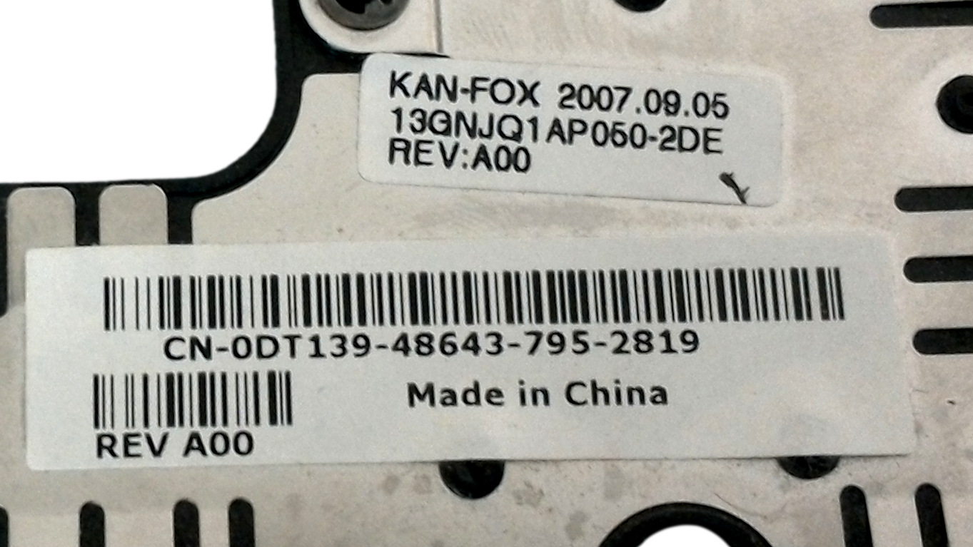 Dell Inspiron 1420 CPU Cover Door 0DT139 / DT139