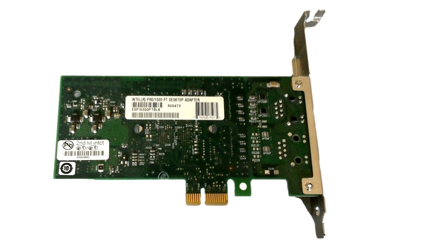 Intel EXPI9300PTBLK PRO/1000 PT 10/100/1000Mbps RJ45 PCI Express Ethernet Card