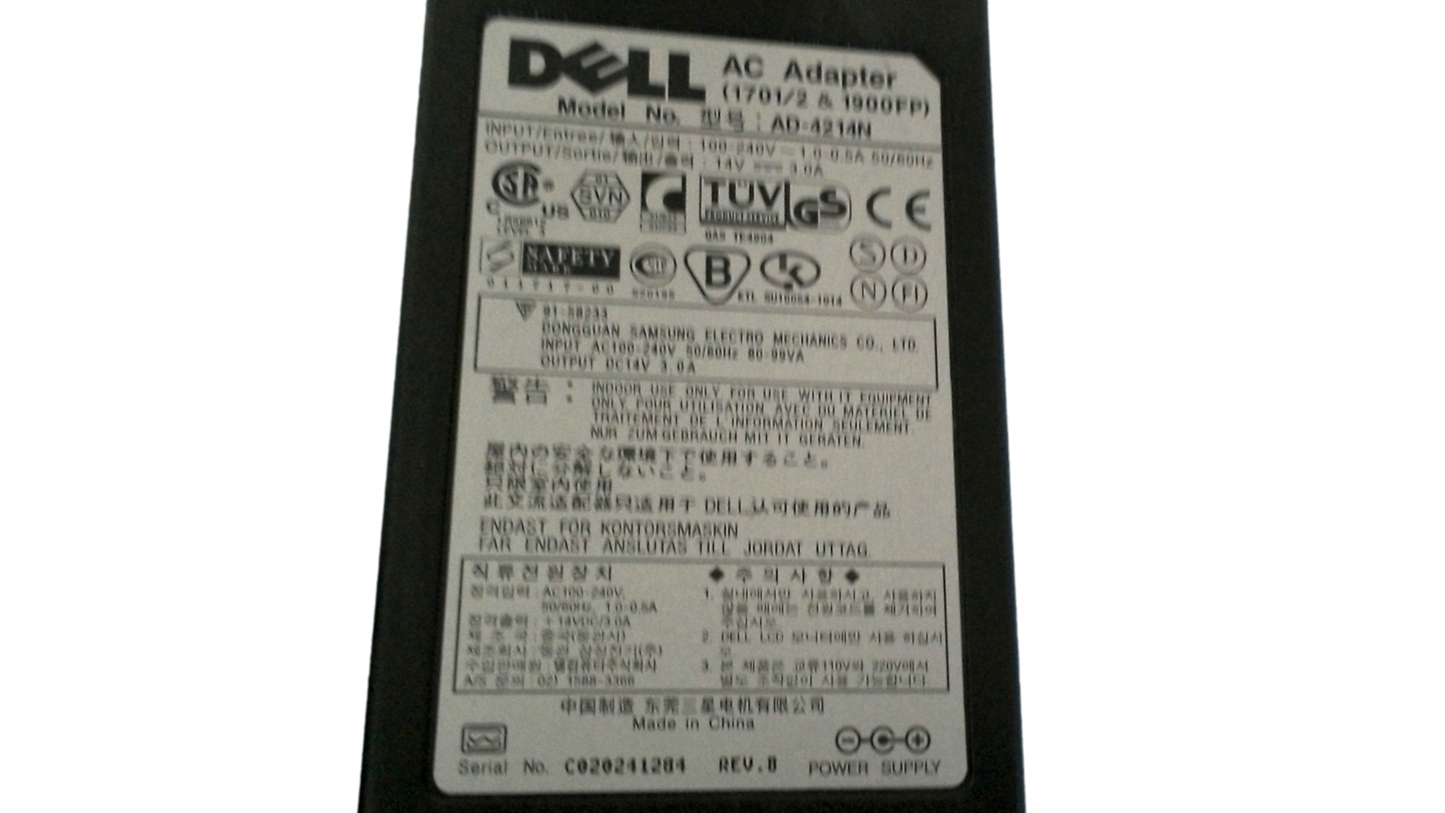 ORIGINAL GENUINE POWER ADAPTER SUPPLY AC DELL AD-4214N