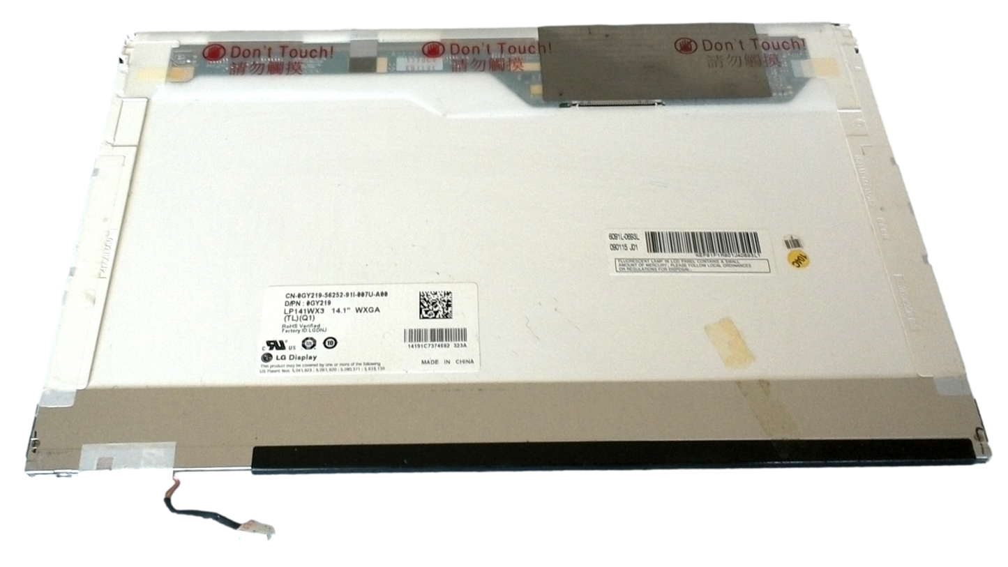 14.1' WXGA Glossy LCD CCFL Screen for Dell GY219