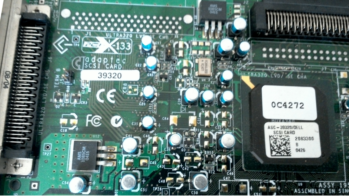 C4272 ADAPTEC 39320 ULTRA 320 PCI-X SCSI CARD DELL C4272
