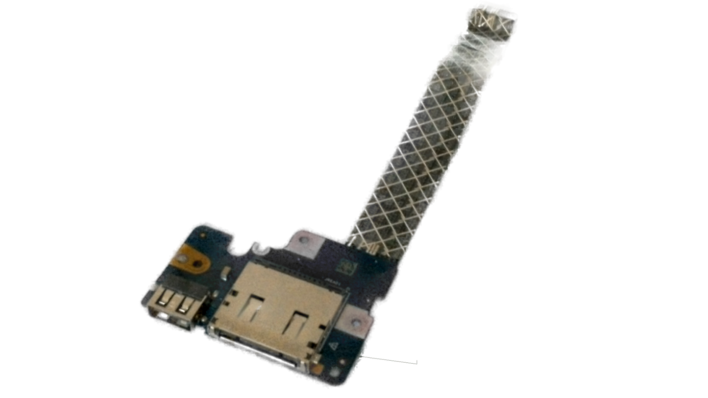 1H4KD LS-B071P OEM DELL USB CARD READER BOARD W/ CABLE LATITUDE 3550 P38F