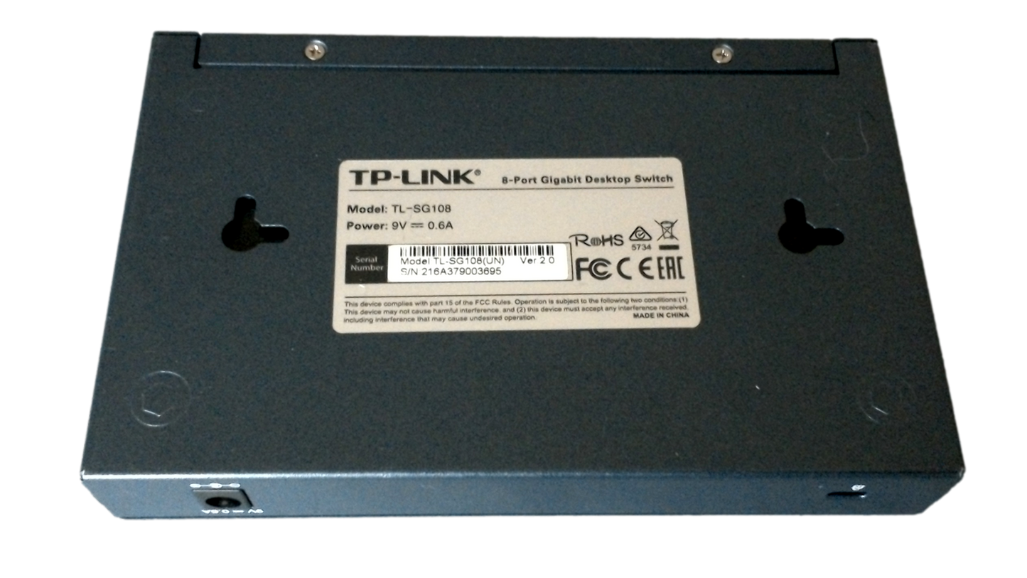 TP-Link TL-SG108 8 Port Gigabit Unmanaged Ethernet Network Switch