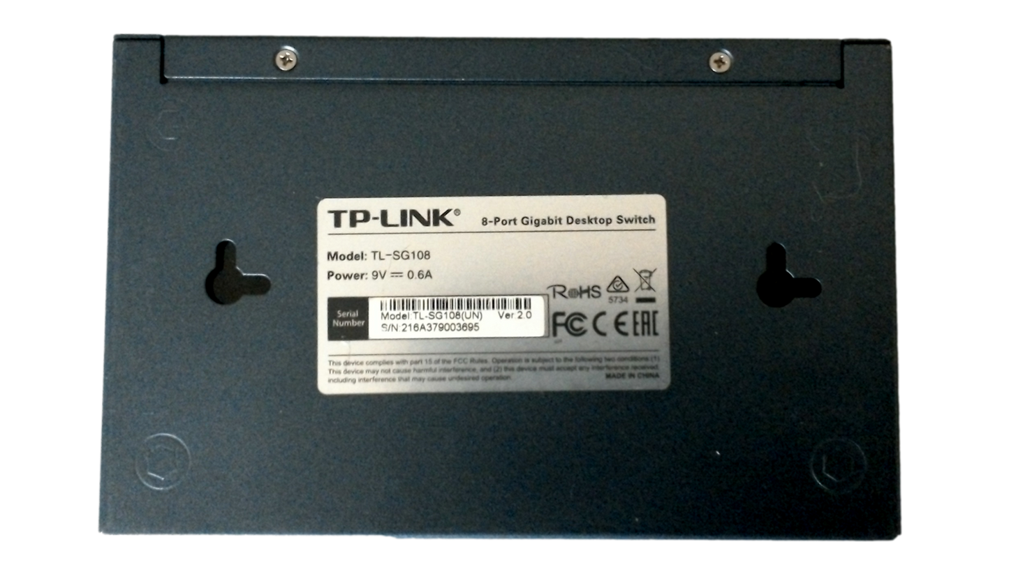 TP-Link TL-SG108 8 Port Gigabit Unmanaged Ethernet Network Switch