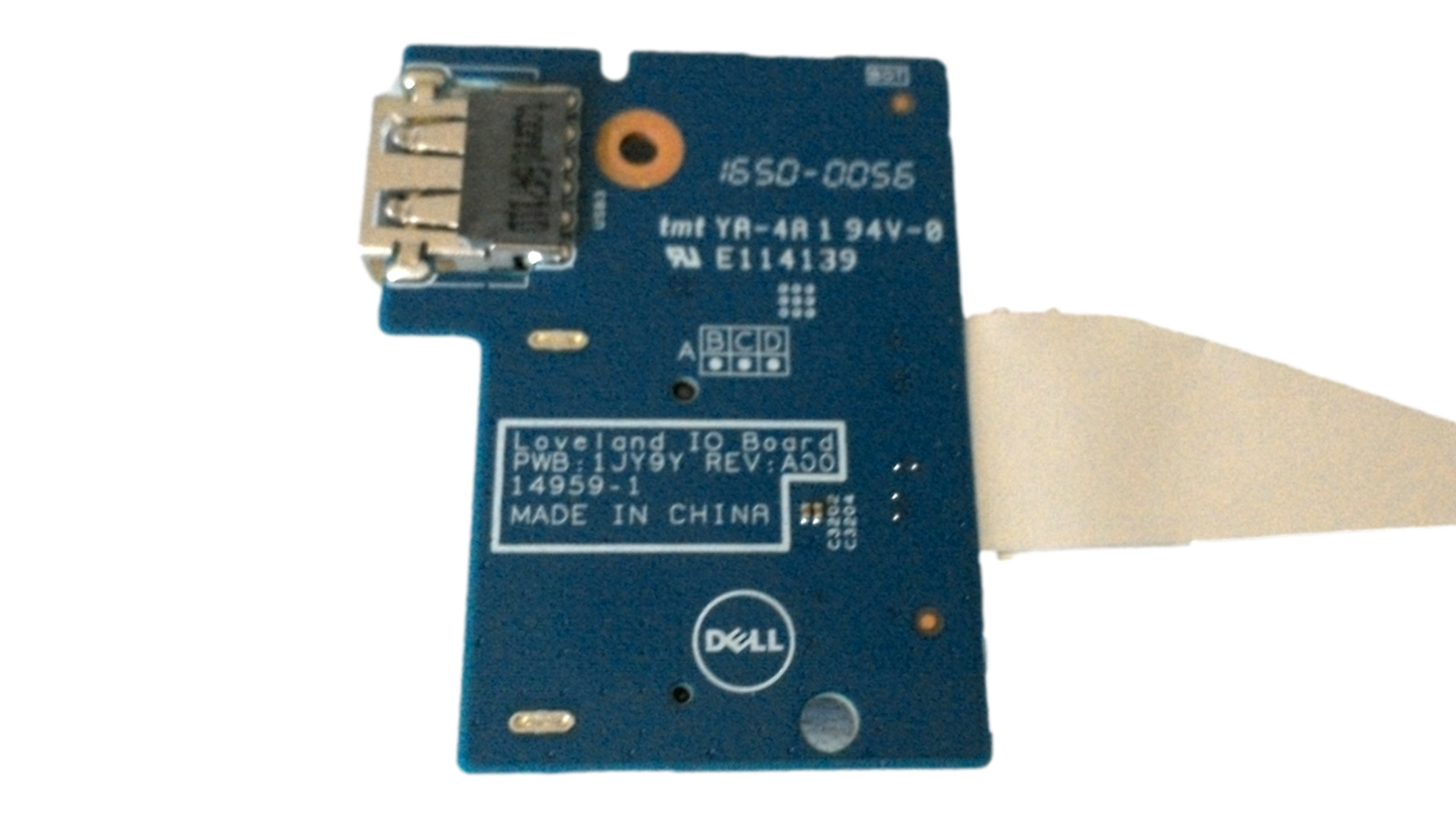 Dell 1JY9Y Laptop USB SD Card Reader w/ Cable For Latitude 3470 3570
