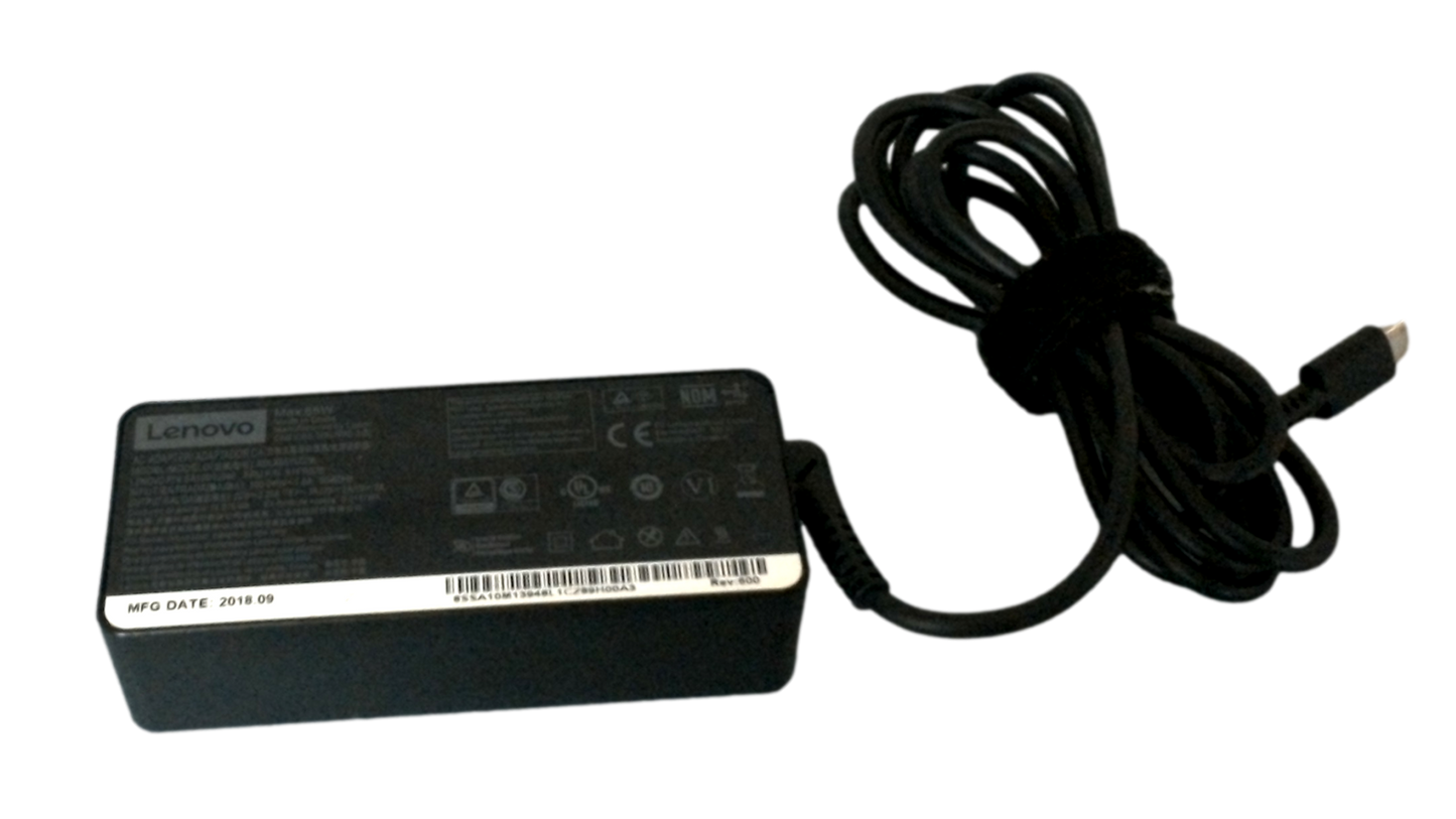 Genuine OEM Lenovo 65W USB-C Adapter Charger ThinkPad X1 Carbon Yoga ADLX65YLC2A