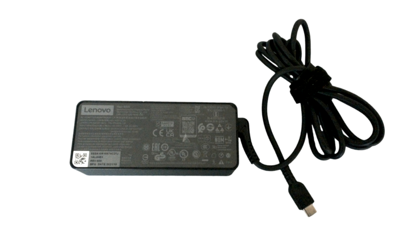 USB-C Charger Type-C 65W Adapter For Lenovo ThinkPad X1 Carbon Yoga ADLX65YCC3D