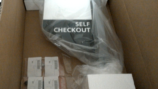 New IN BOX NCR Self check out Grocery Store Sign 497-0522644