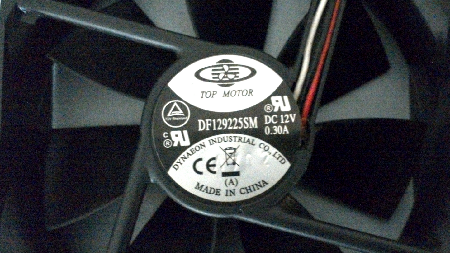 Top Motor Dynaeon DF129225SM DC12V .30A Fan