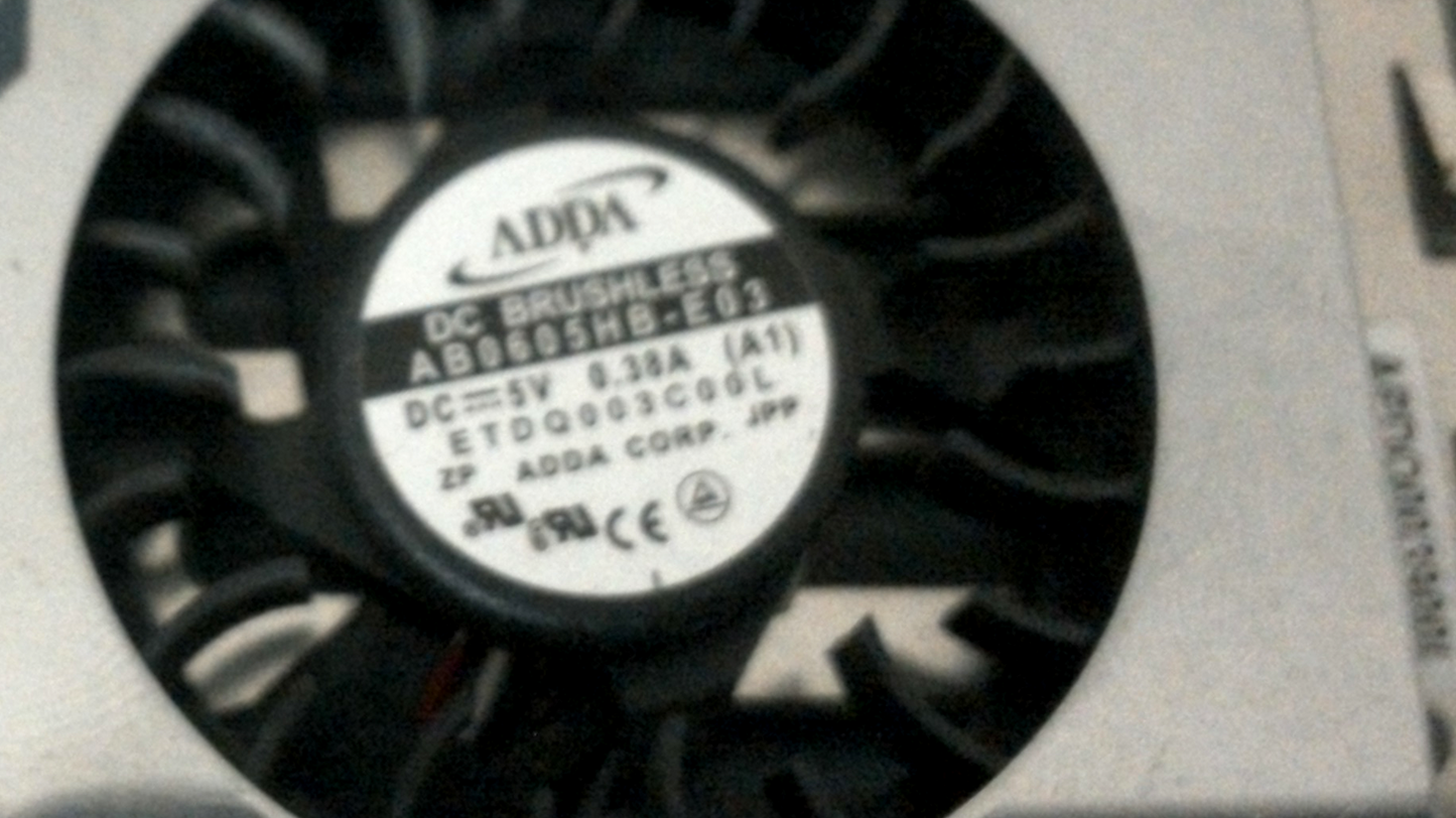 Dell Inspiron 8500 8600 CPU Fan + Cover APDQ003900L K394F ADDA AB0605HB-E03