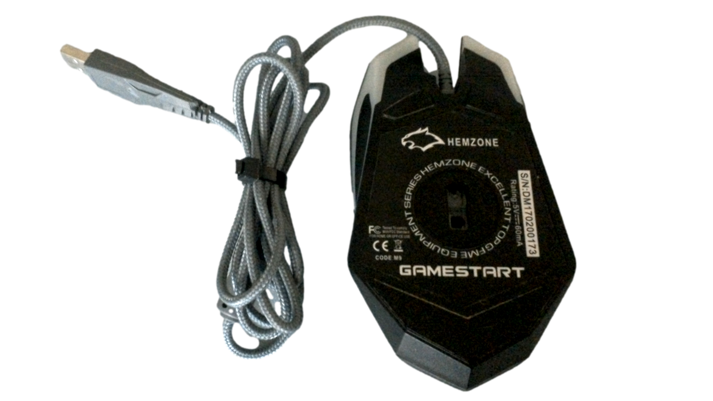 Gamestart Gaming Mouse Glow Ambient Color Changing DM170200173 5V 60mA