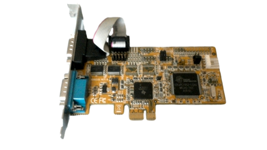 FC 58020 REV B MSC-202A-V2 12v 1.33a Dual 9 pin Serial board