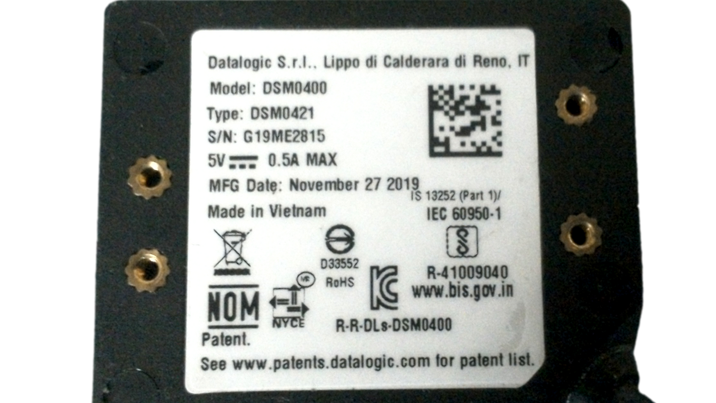 Datalogic DSM0400 Fixed Scan 1D / 2D Barcode Reader Type DSM0421