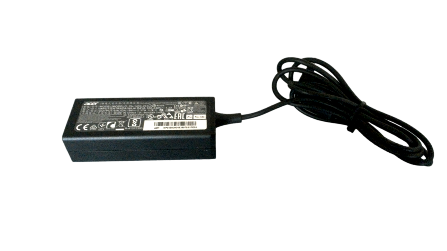 Genuine Acer AC Power Adapter 19V 2.37A 45W Aspire Laptop Charger PA-1450-26