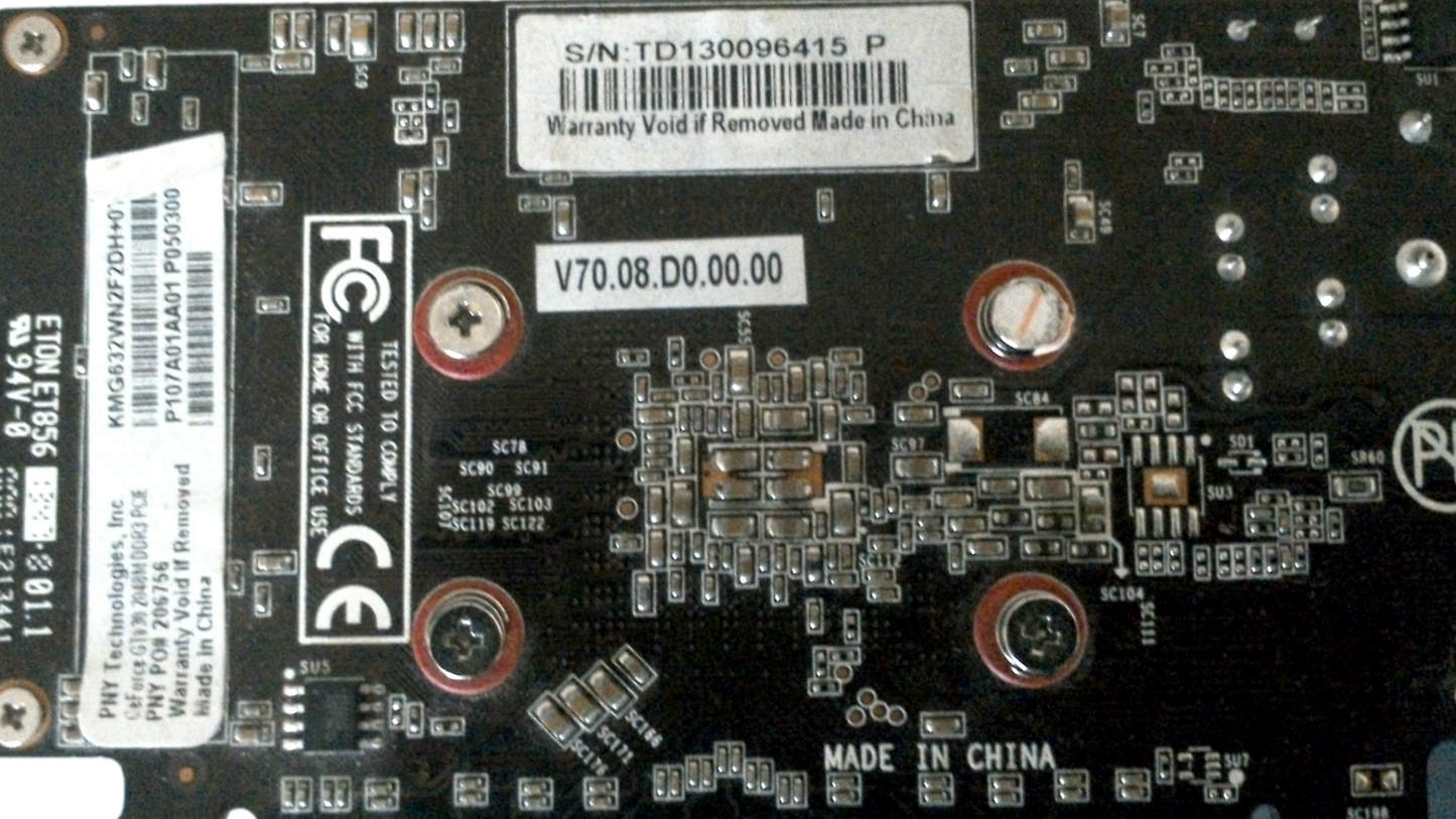 PNY NVIDIA GeForce GT630 2GB DDR3 PCIe Video Card VCGGT6302XPB
