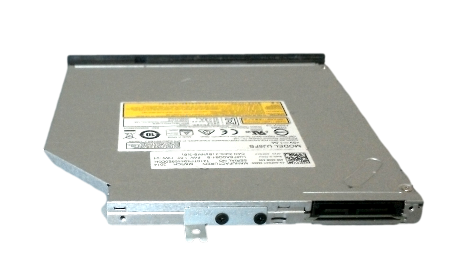 Genuine Dell Latitude E5440 Sata DVD +/-RW Drive w/ Bezel WFMC7