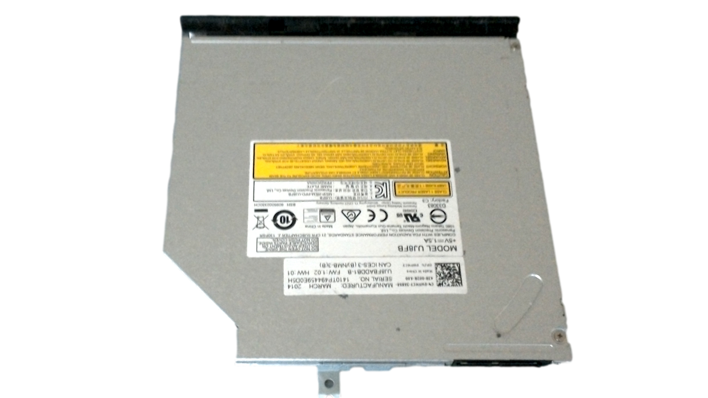 Genuine Dell Latitude E5440 Sata DVD +/-RW Drive w/ Bezel WFMC7