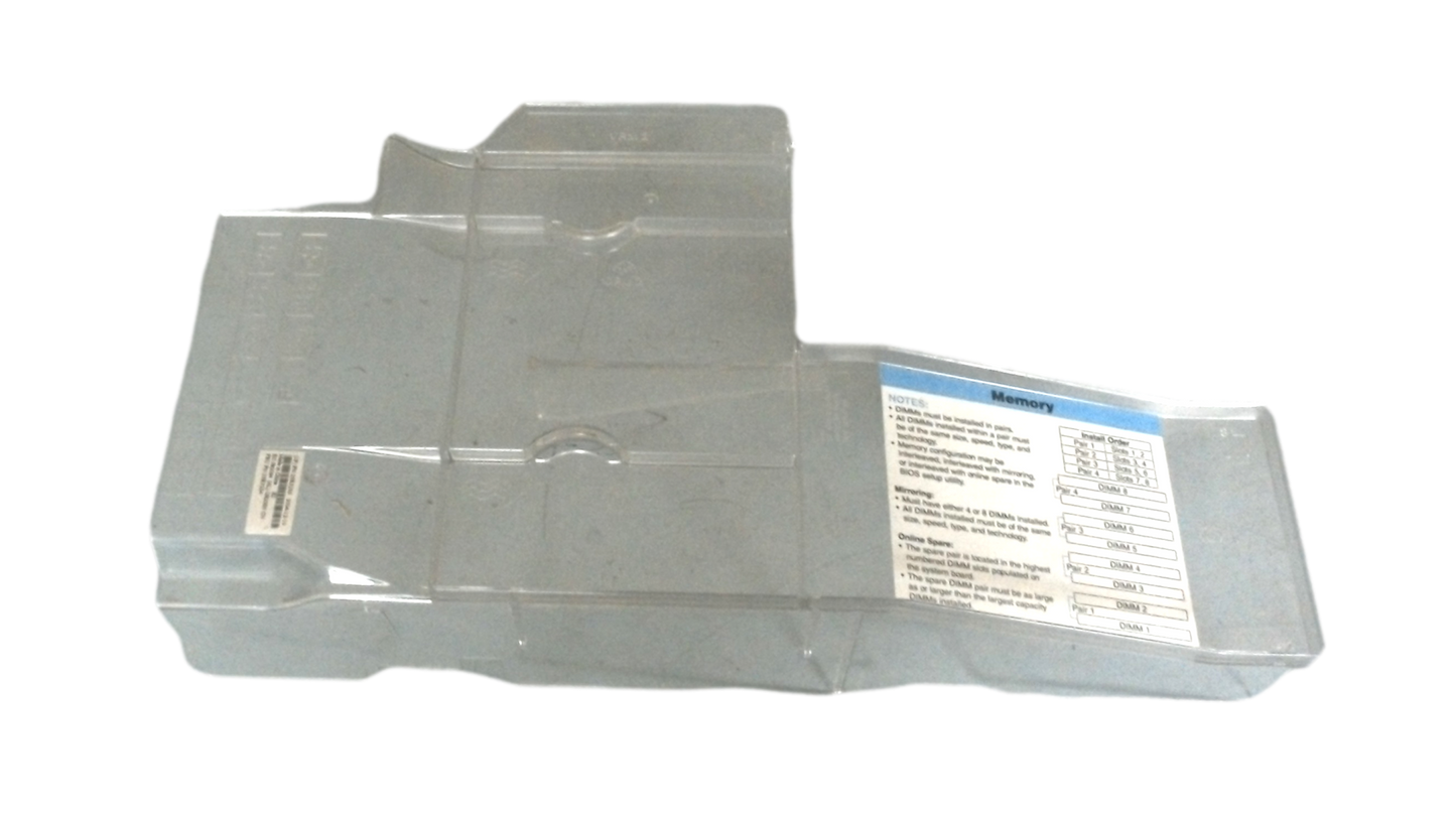IBM xSeries 346 SERVER 25R5233 25R5234 AIR BAFFLE PLASTIC SHROUD