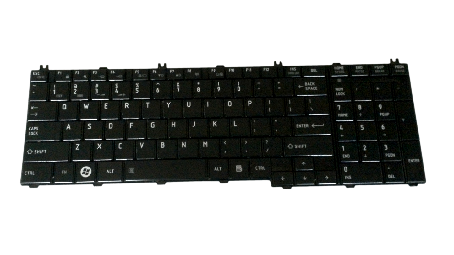 Genuine Toshiba Satellite L650 - Black QWERTY Keyboard MP-09M83US6920