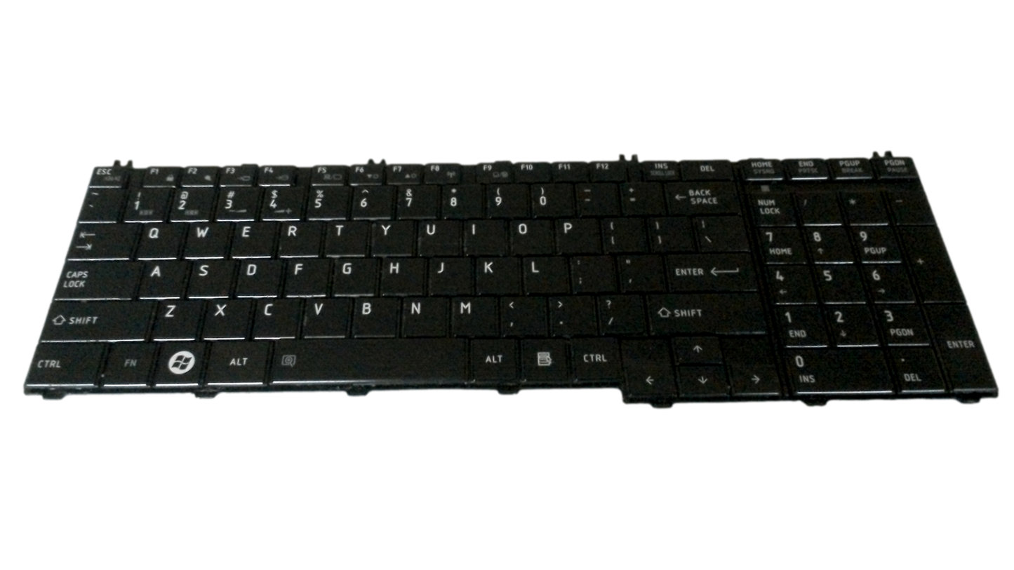 Genuine Toshiba Satellite L650 - Black QWERTY Keyboard MP-09M83US6920
