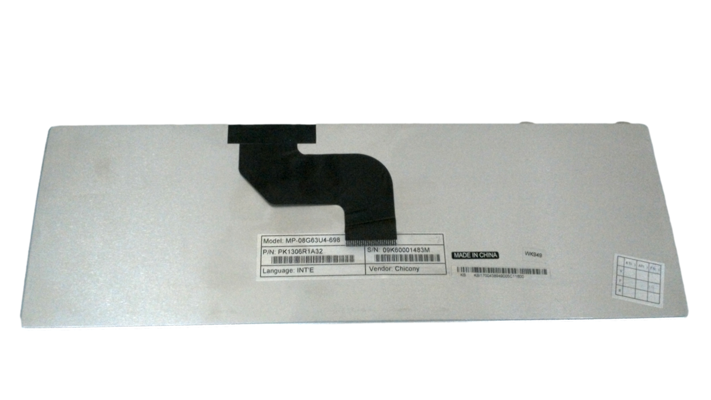 Emachines E627 Laptop Computer Keyboard MP-08G63U4-698 PK1306R1A32 (Imperfection on space bar)
