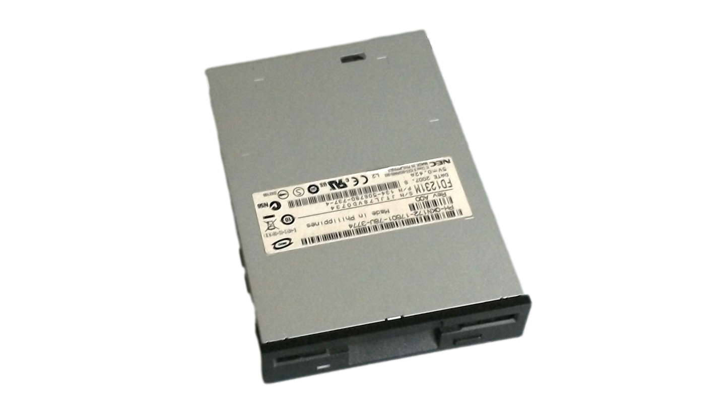 NEC FD1231M 3.5" Black Floppy Disk Drive FDD OKN172 KN172 134-506790-738-4