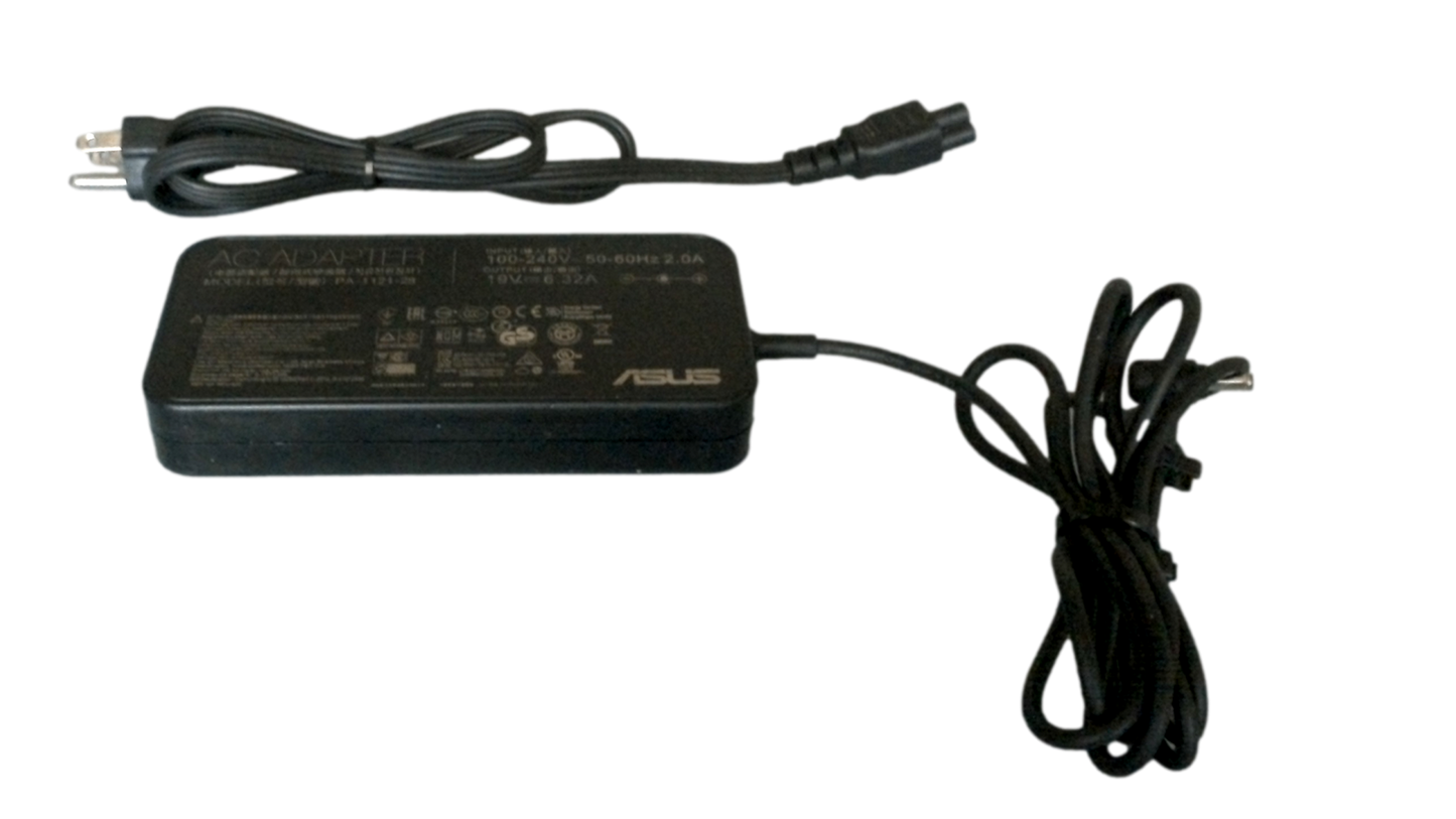 Genuine 120W Asus PA112128 AC DC Wall Adapter 19V 6.32A 5.5x2.5mm tip OEM