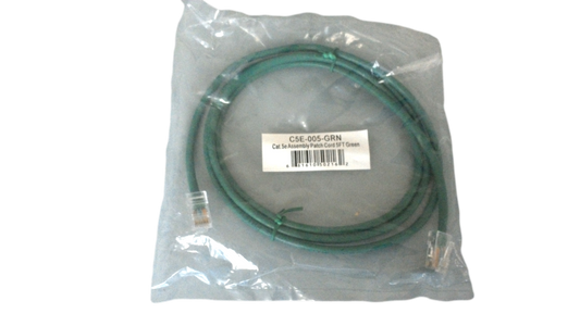 New Cat5E 5ft Patch Cable C5E-005-GRN
