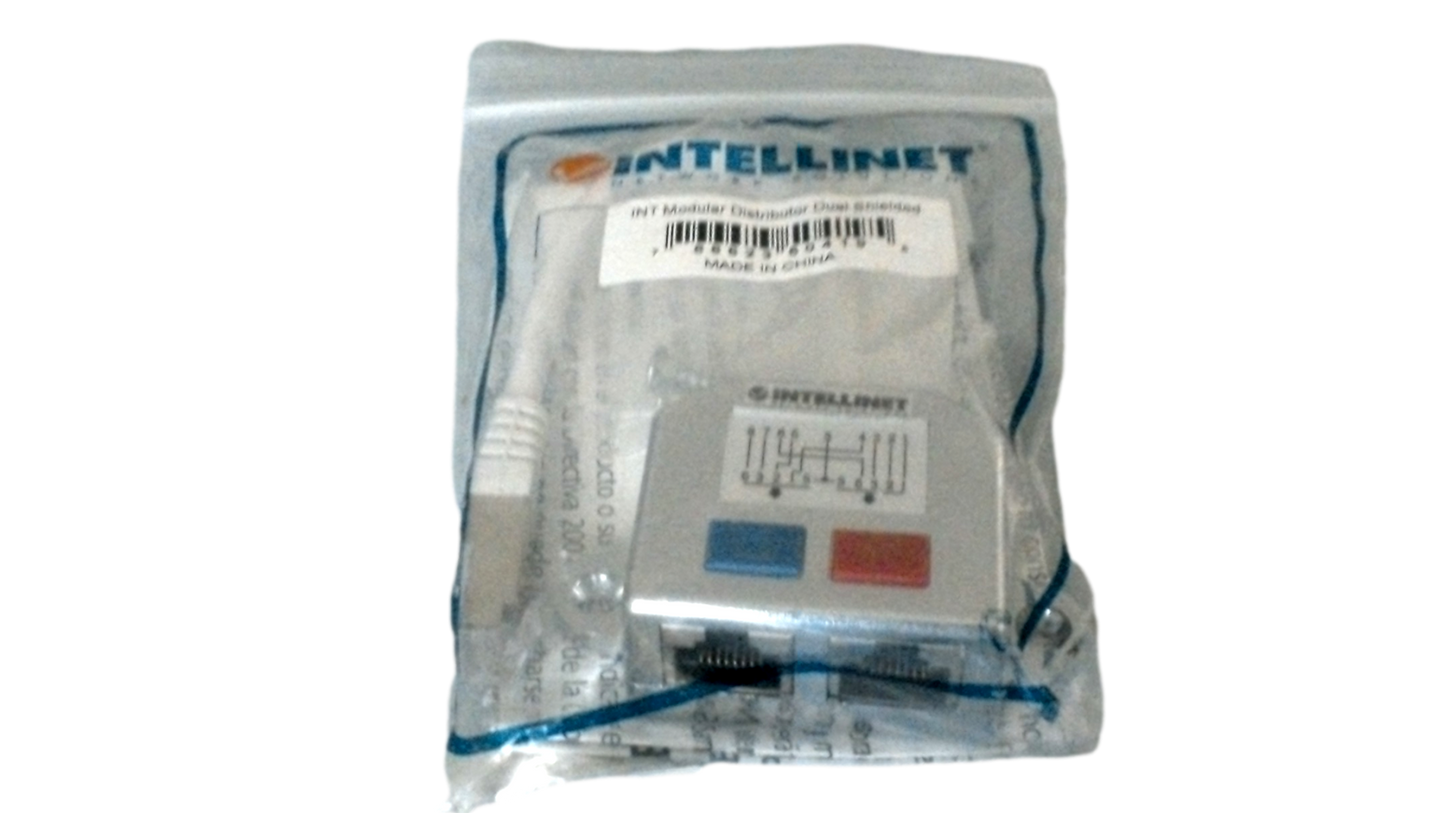 New Intellinet Modular Distributor - Network splitter RJ-45 (M) (F) double shielded